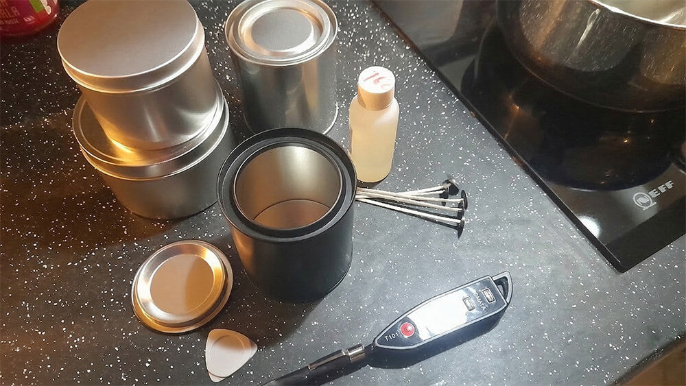 My (Almost) First Time Making Candles