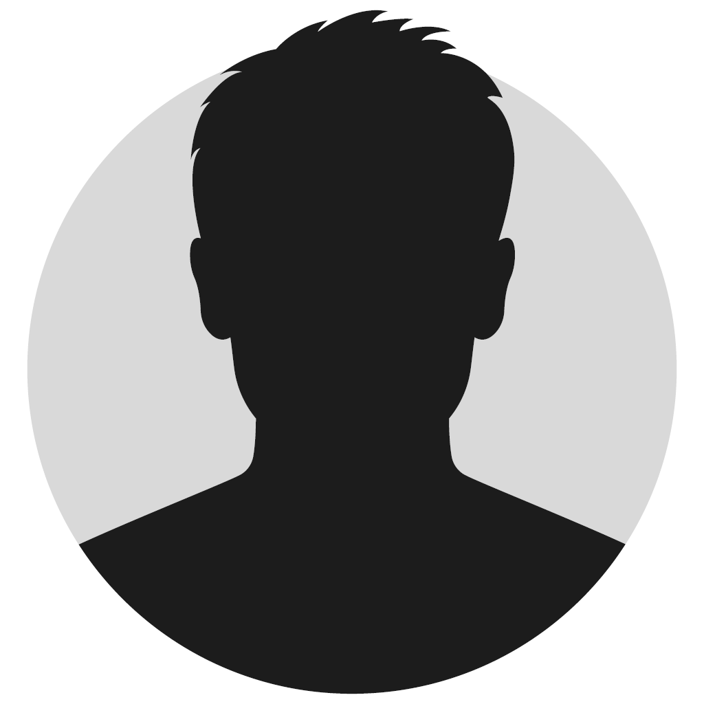 A silhouette of a man.