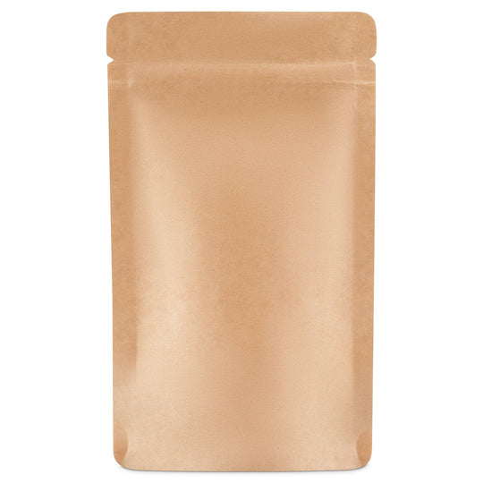 Brown Stand Up Pouch on white background.