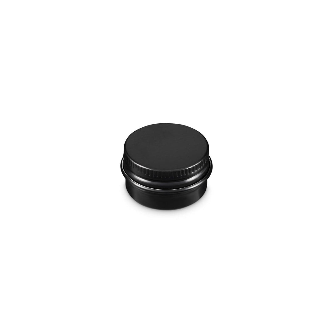 A black aluminium tin with product code T9100.
