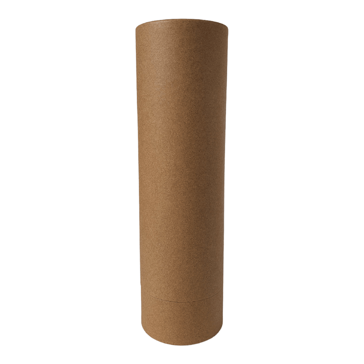 Short base cardboard tube in brown with product code C073260K.
