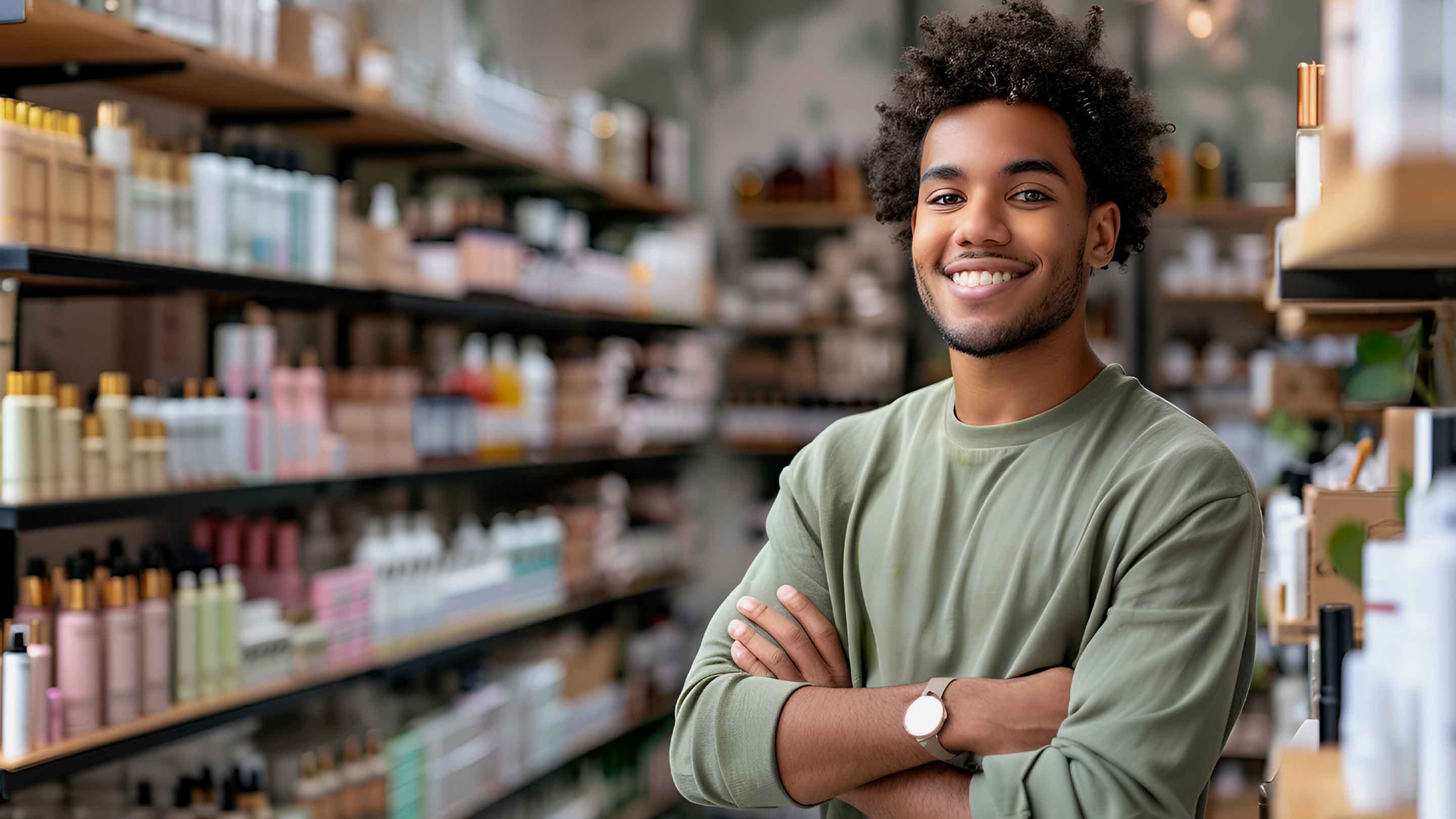 Cosmetics business owner
