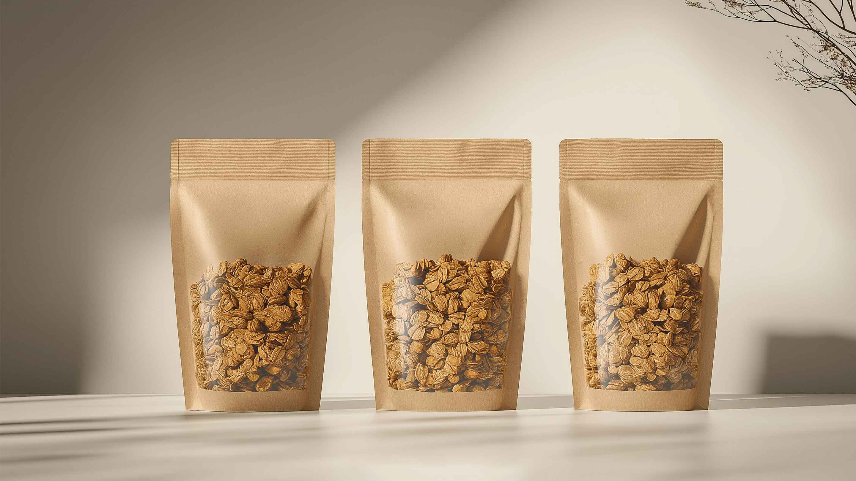 Stand up pouch food packaging