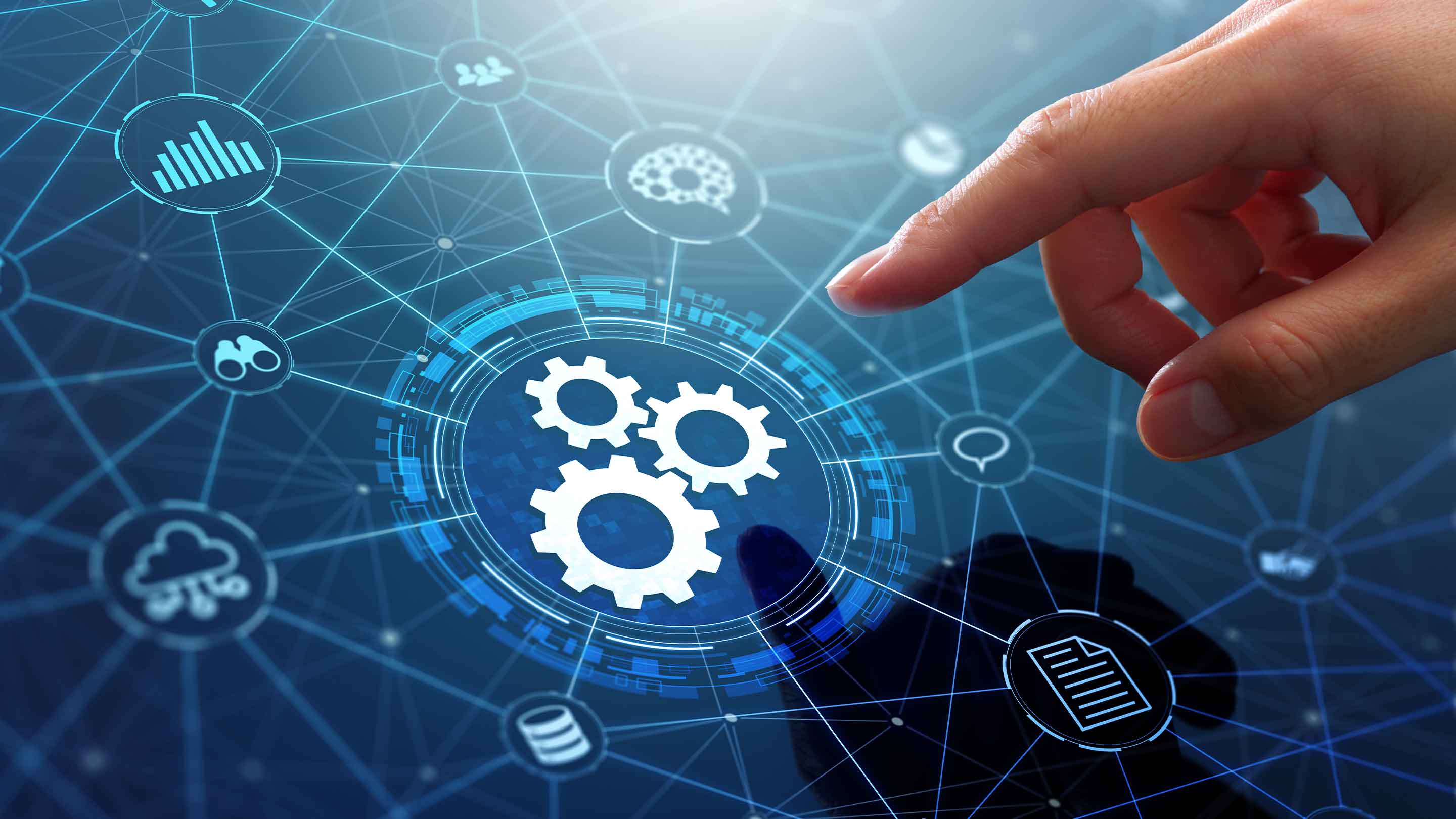 Automated business management imagery