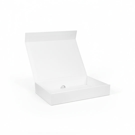 Flat-Pack A5 Magnetic Gift Boxes in Black & White - Tinware Direct