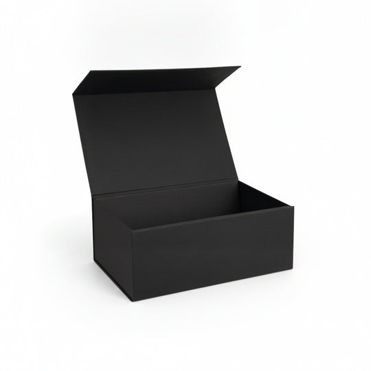 Flat-Pack A5 Magnetic Gift Boxes in Black & White - Tinware Direct