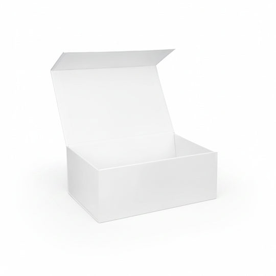 Flat-Pack A5 Magnetic Gift Boxes in Black & White - Tinware Direct