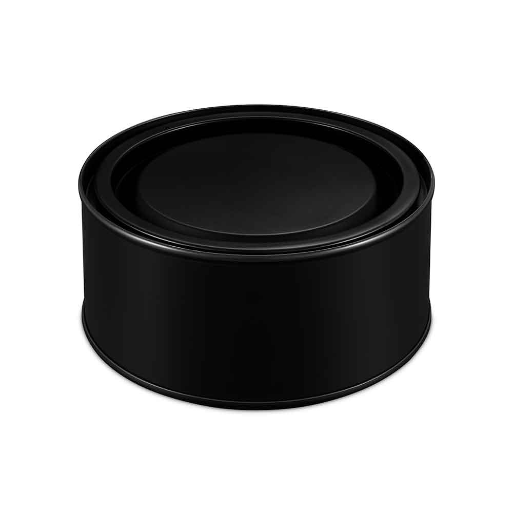 Black lever lid tin, SKU code: T0637