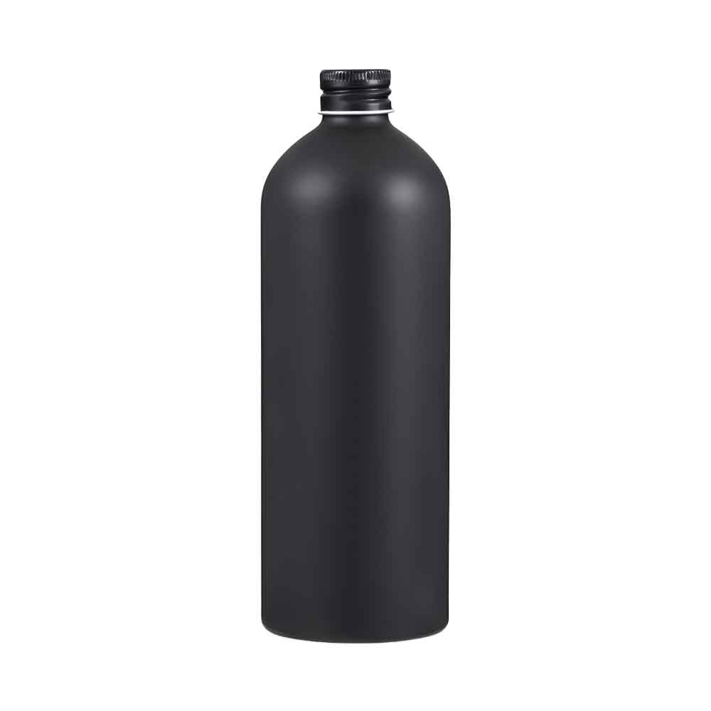 Black Aluminium Screw Lid Bottle for product code T9913