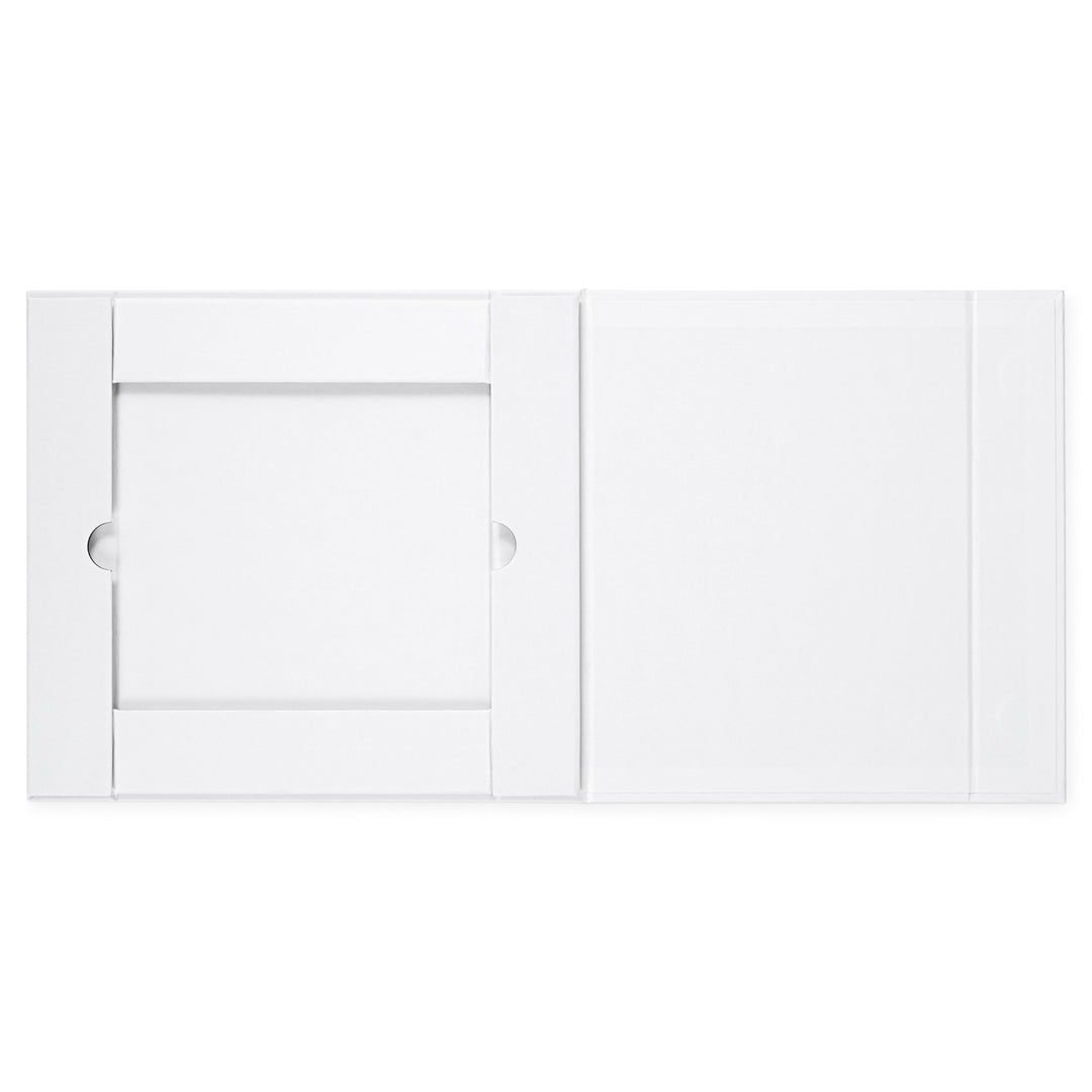 Flat-Pack A5 Magnetic Gift Boxes in Black & White