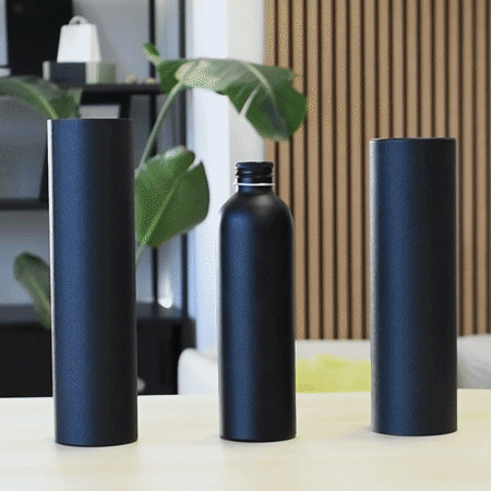 Aluminium Screw Lid Bottles With Pump Or Spray Caps