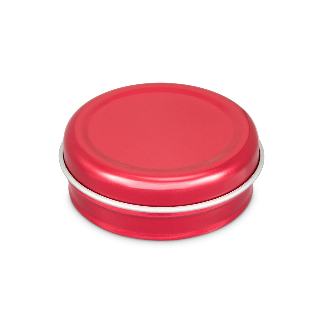 Red lip balm tin with product code T0252.