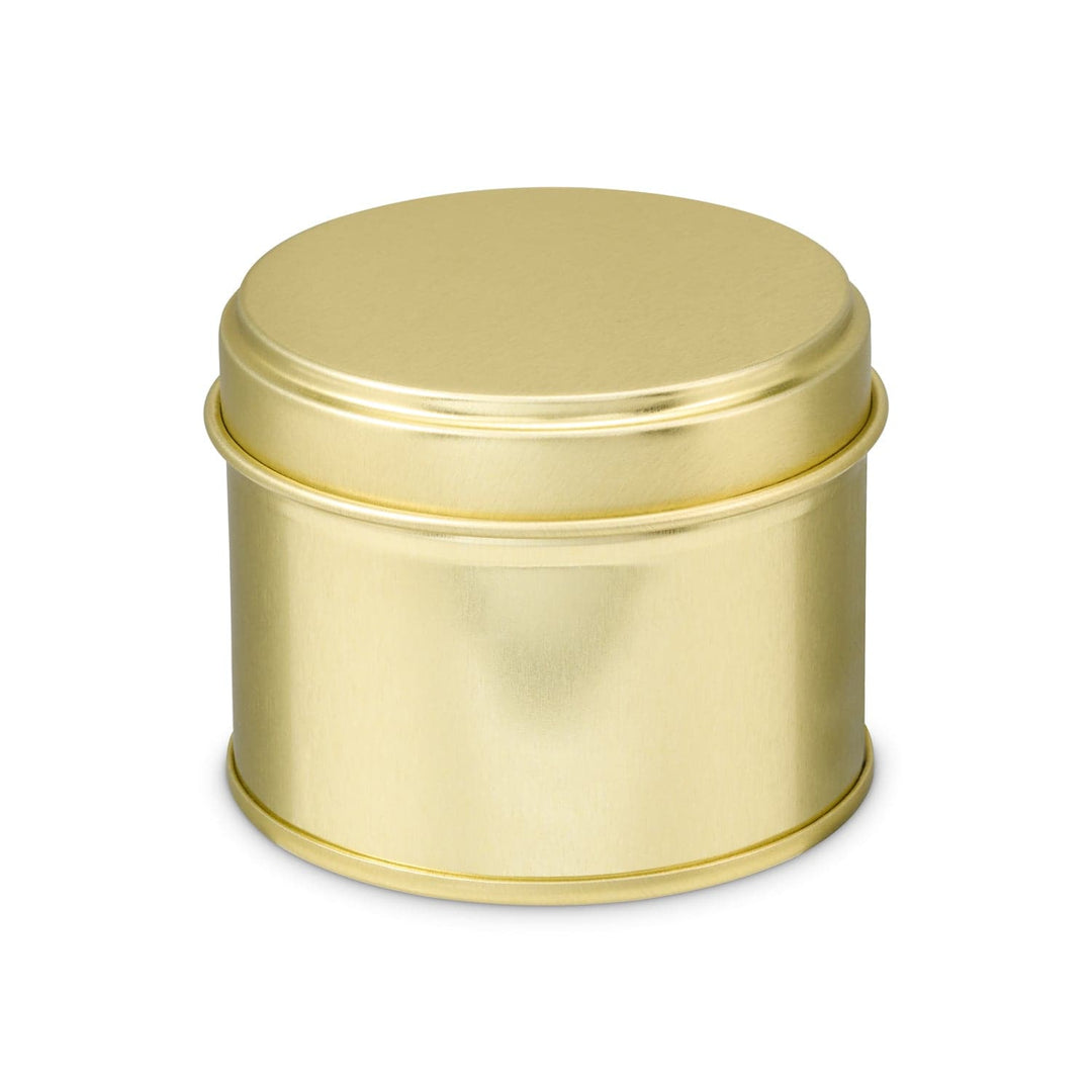 A gold welded side seam tin with product code T0855.