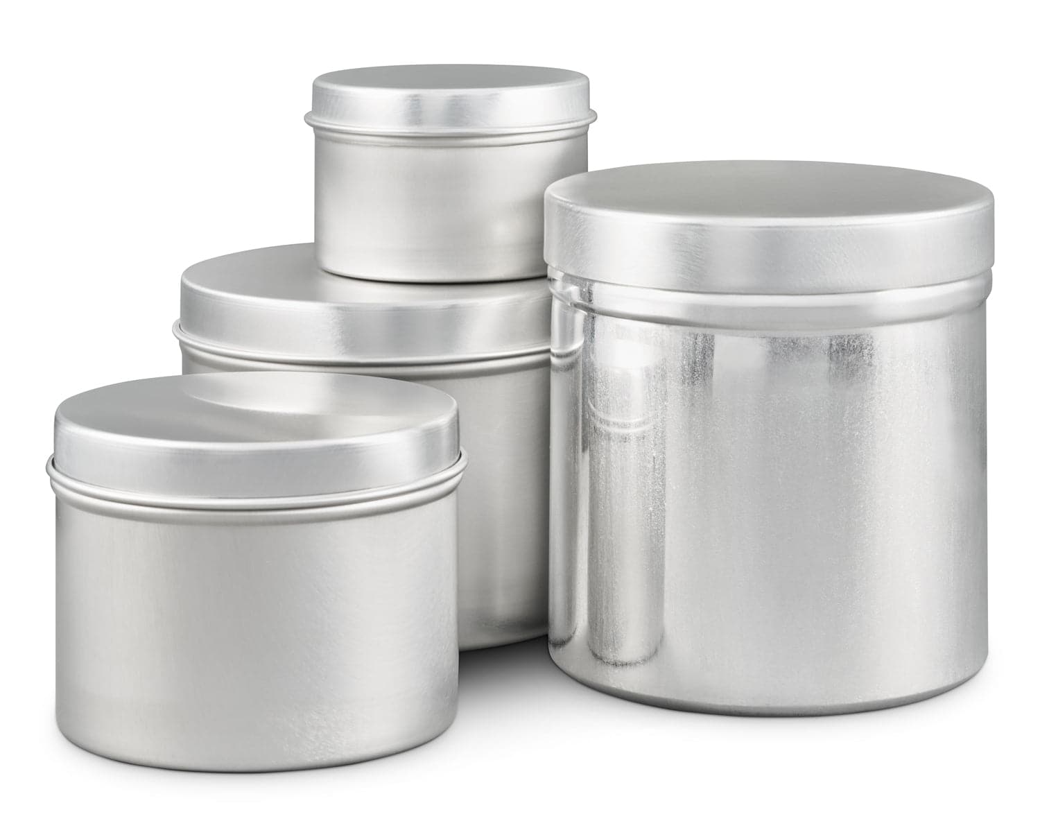 Round Aluminium Seamless Tin Containers | Metal Packaging – Tinware Direct