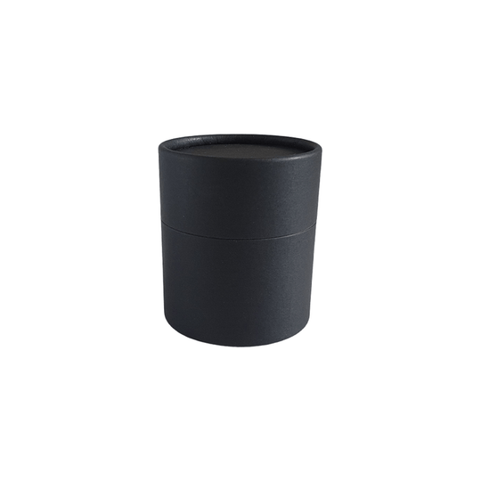 Cardboard tube packaging in black for product code C063056B.