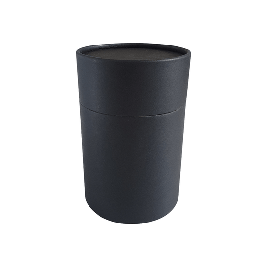 A black cardboard tube with product code C083112B.
