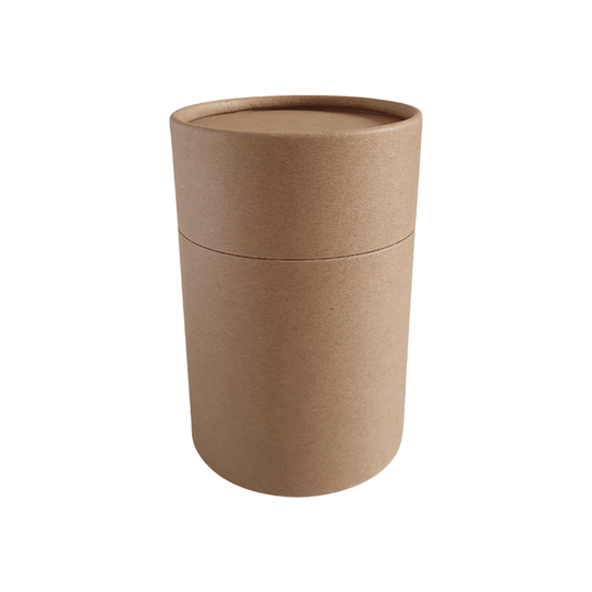 A brown cardboard tube with product code C083112K.