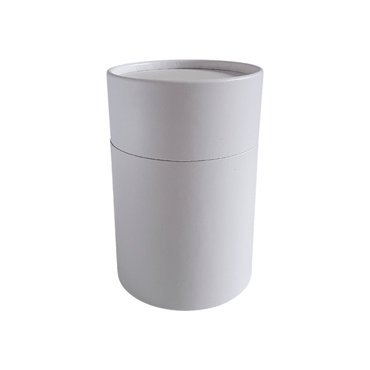 A white cardboard tube with product code C083112W.