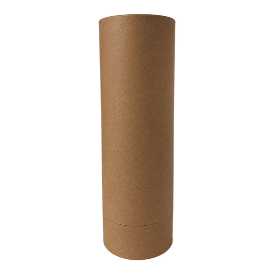 Short base cardboard tube in brown with product code C083260K.