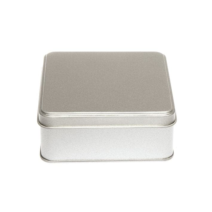 Square metal tins best sale
