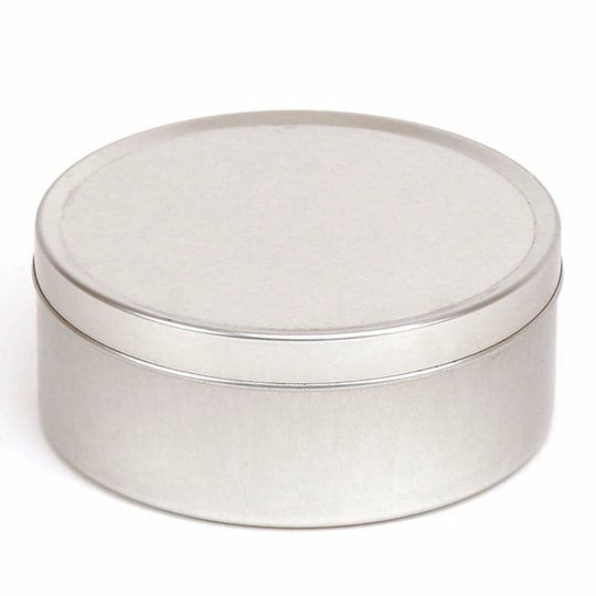 A silver seamless tin container with product code T0790.