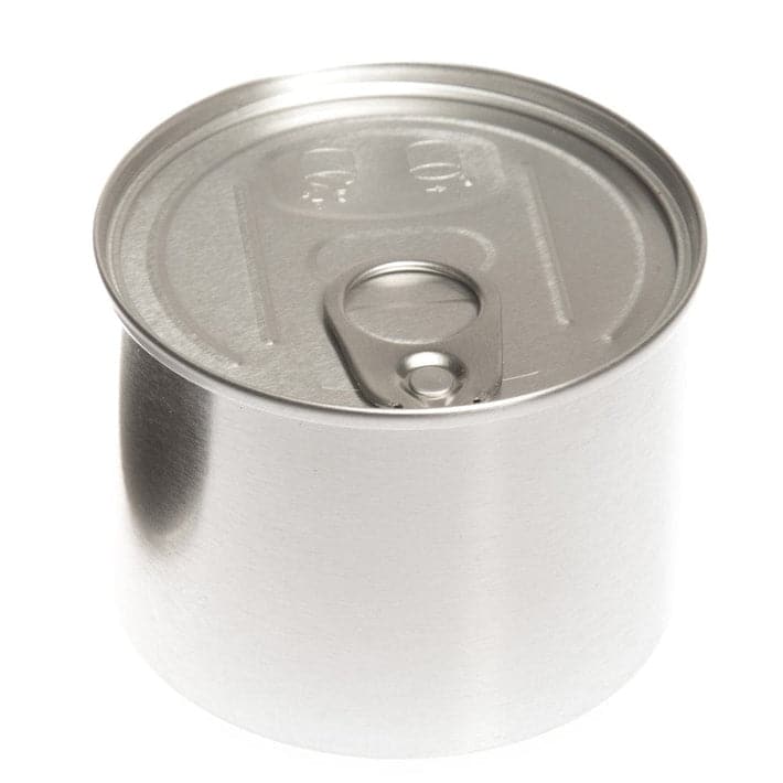 The medium sized round Pressitin™ tin showing the opening ring pull for product code T0898.