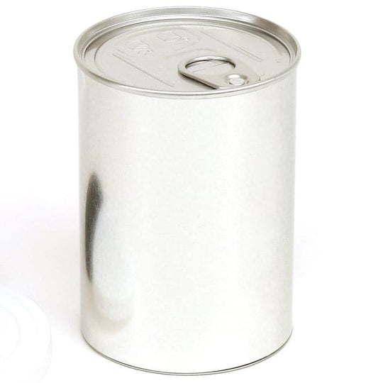The largest sized round Pressitin™ tin showing the opening ring pull for product code T0899.